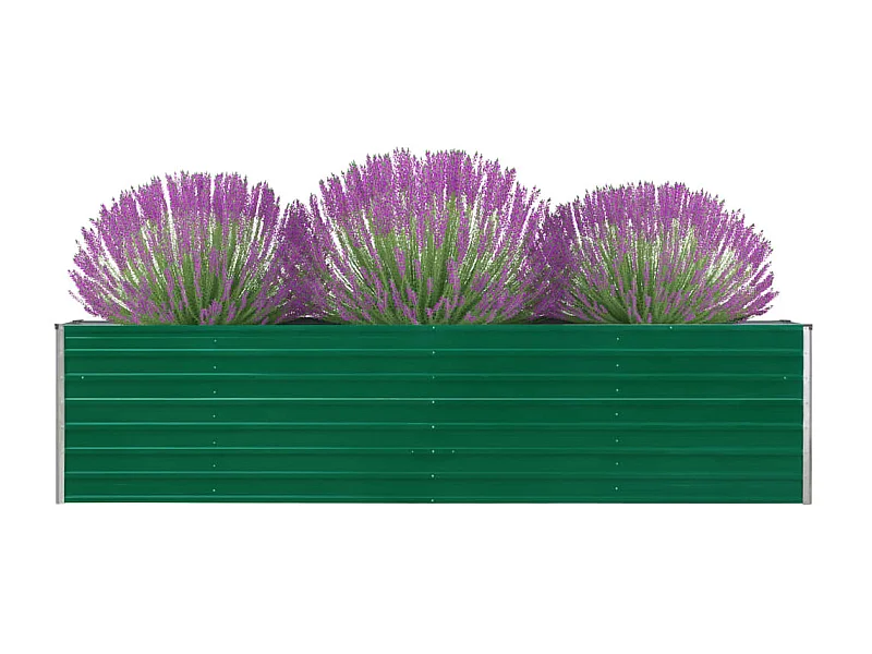 Jardinière 320x40x77 Acier galvanisé Vert