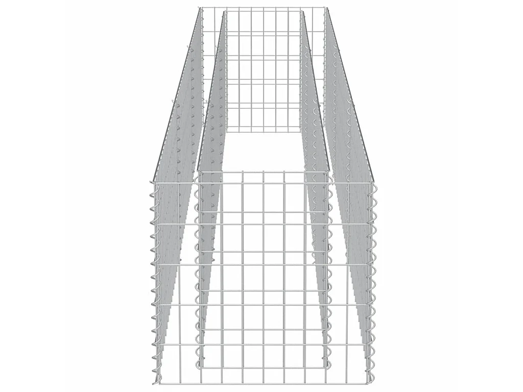 Jardinière à gabion Acier galvanisé 270x50x50