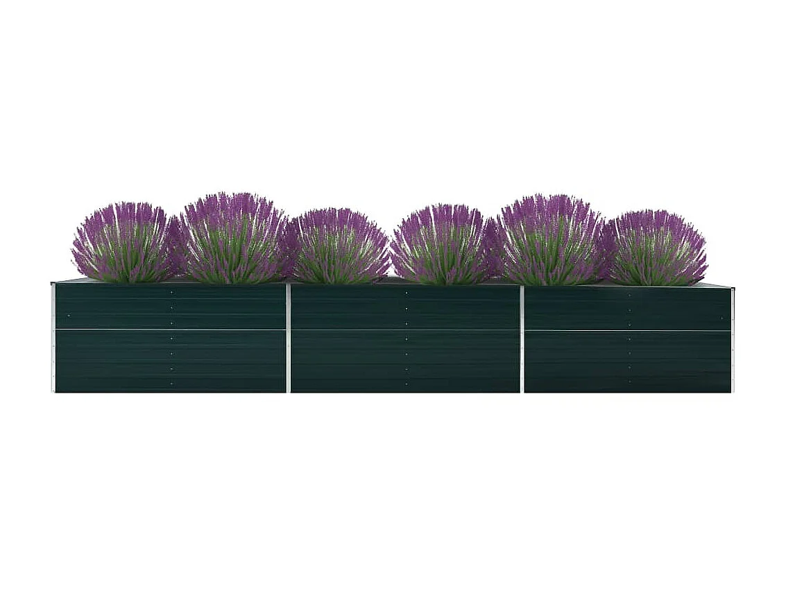 Jardinière Acier galvanisé 480x80x77 Vert