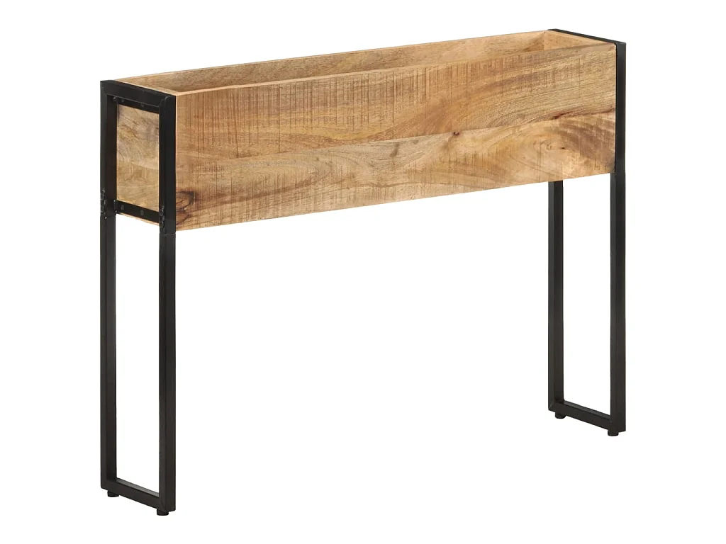 Jardinière 90x20x68 Bois de manguier brut