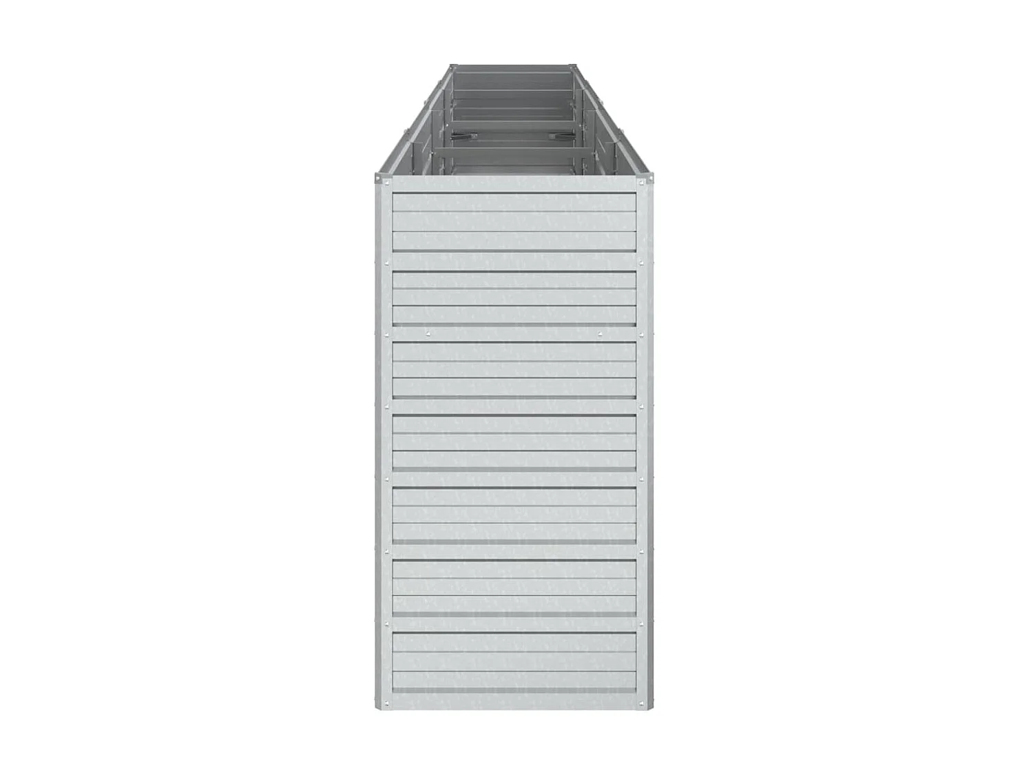 Jardinière 320x40x77 Acier galvanisé Argenté