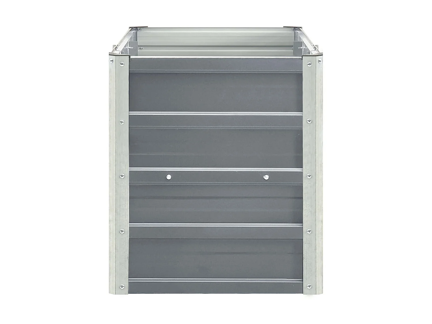 Jardinière Acier galvanisé 240x40x45 Gris