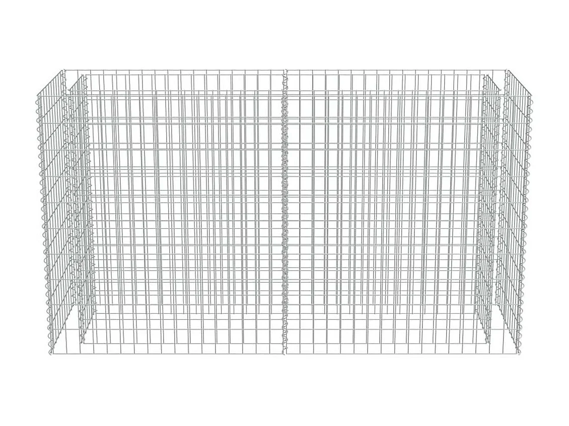 Jardinière à gabion Acier galvanisé 180x50x100
