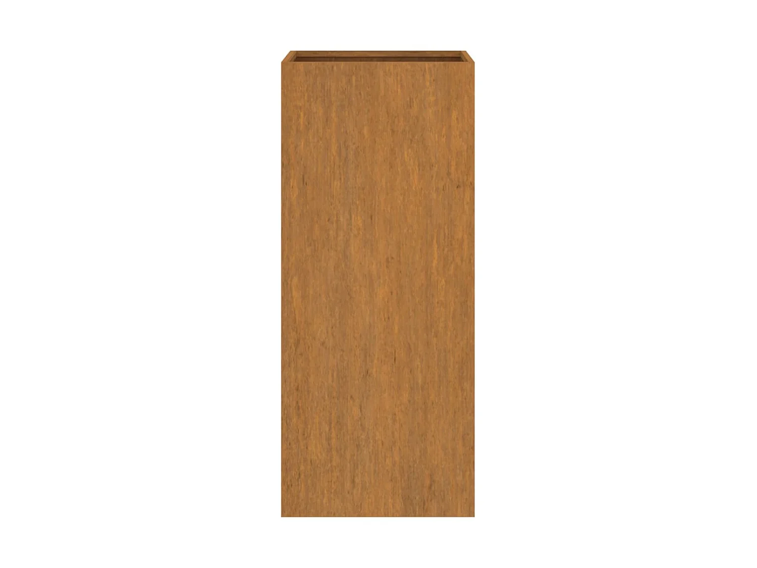 Jardinière 32x27,5x75 acier corten
