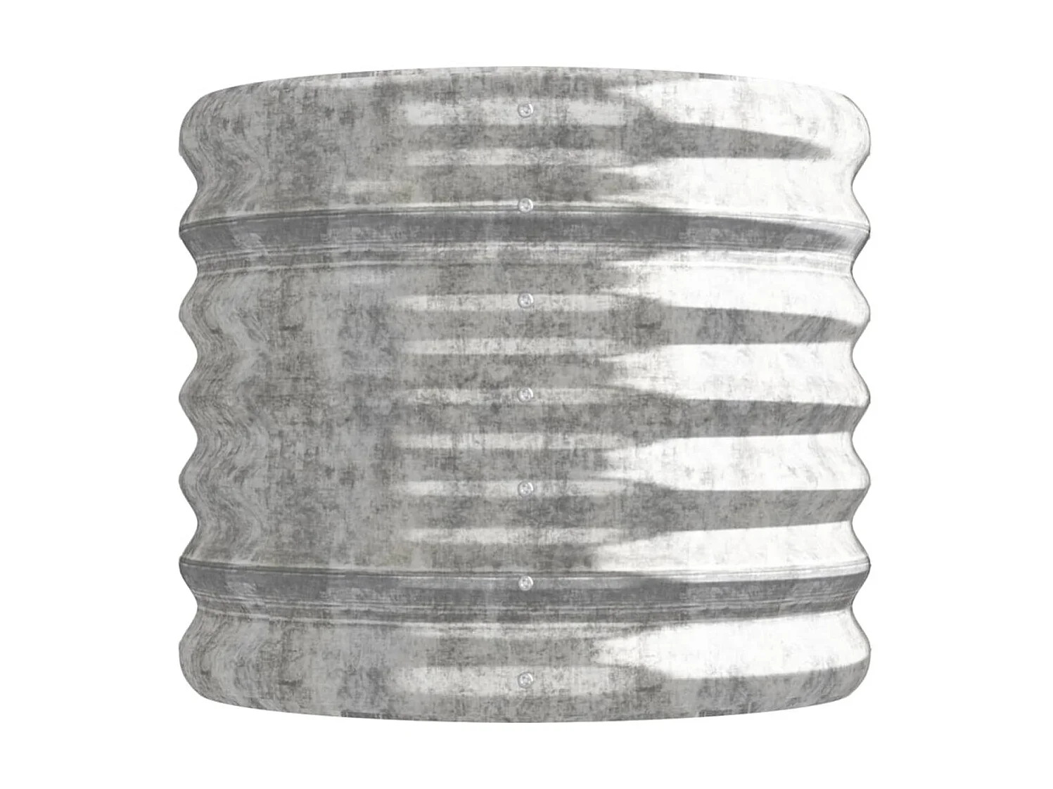 Jardinière Acier enduit de poudre 114x40x36 Argenté