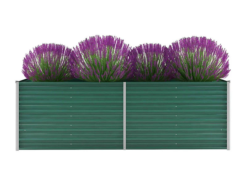 Jardinière Acier galvanisé 240x80x77 Vert