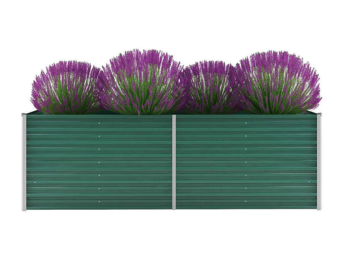 Jardinière Acier galvanisé 240x80x77 Vert