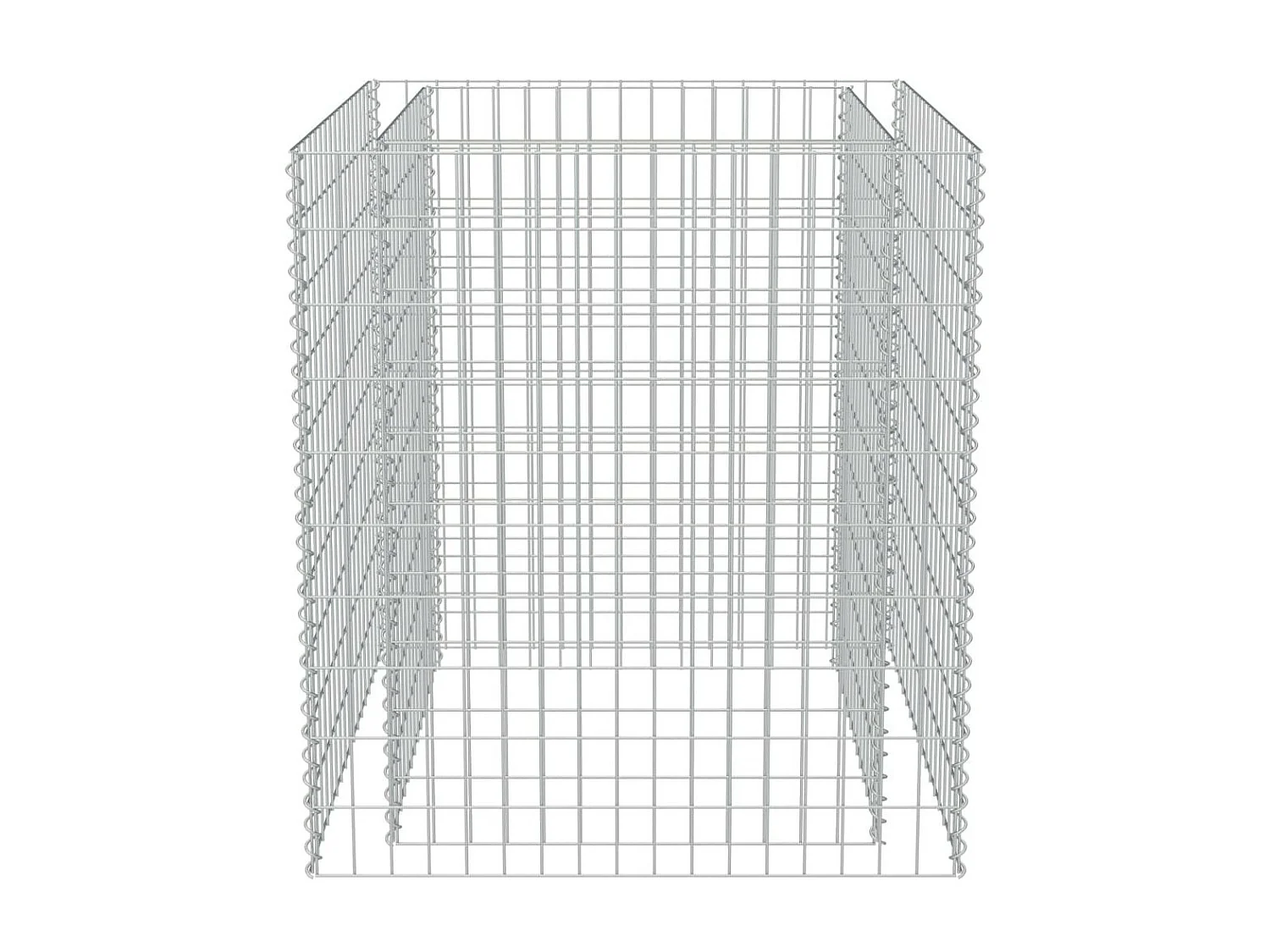 Jardinière à gabion Acier galvanisé 90x90x100
