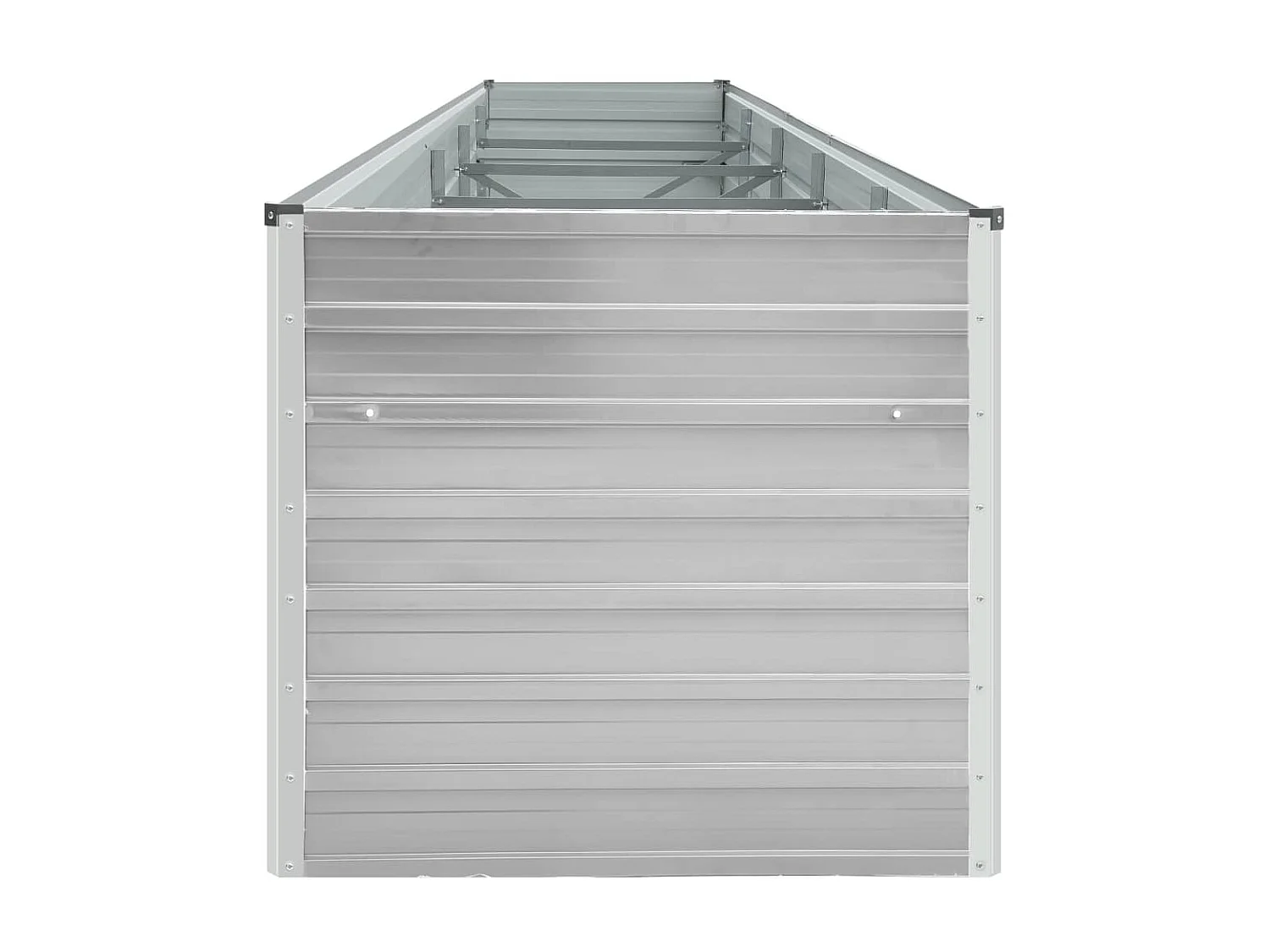 Jardinière Acier galvanisé 400x80x77 Gris