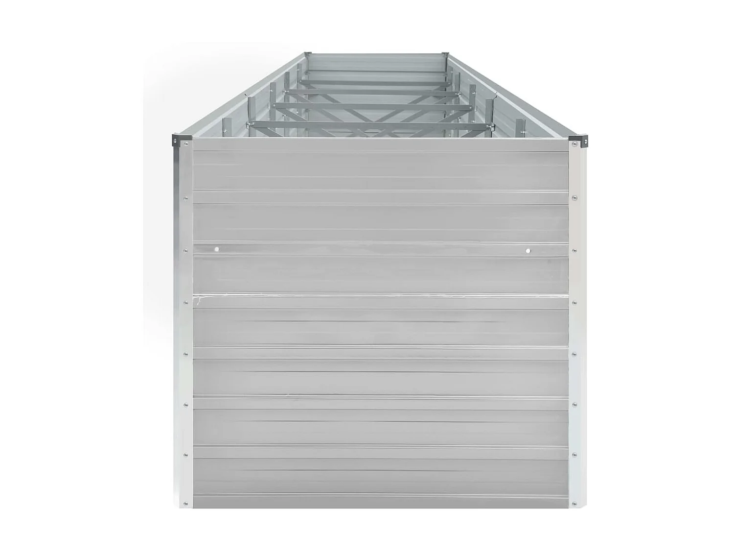 Jardinière Acier galvanisé 480x80x45 Gris