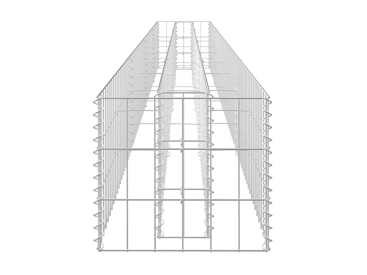 Jardinière à gabion Acier galvanisé 360x30x30