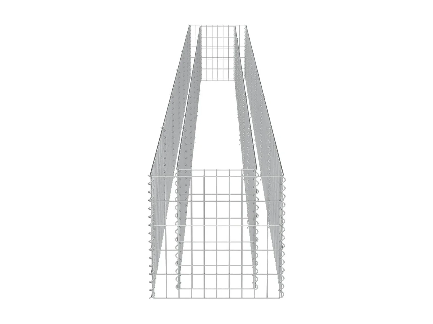 Jardinière à gabion Acier galvanisé 540x50x50
