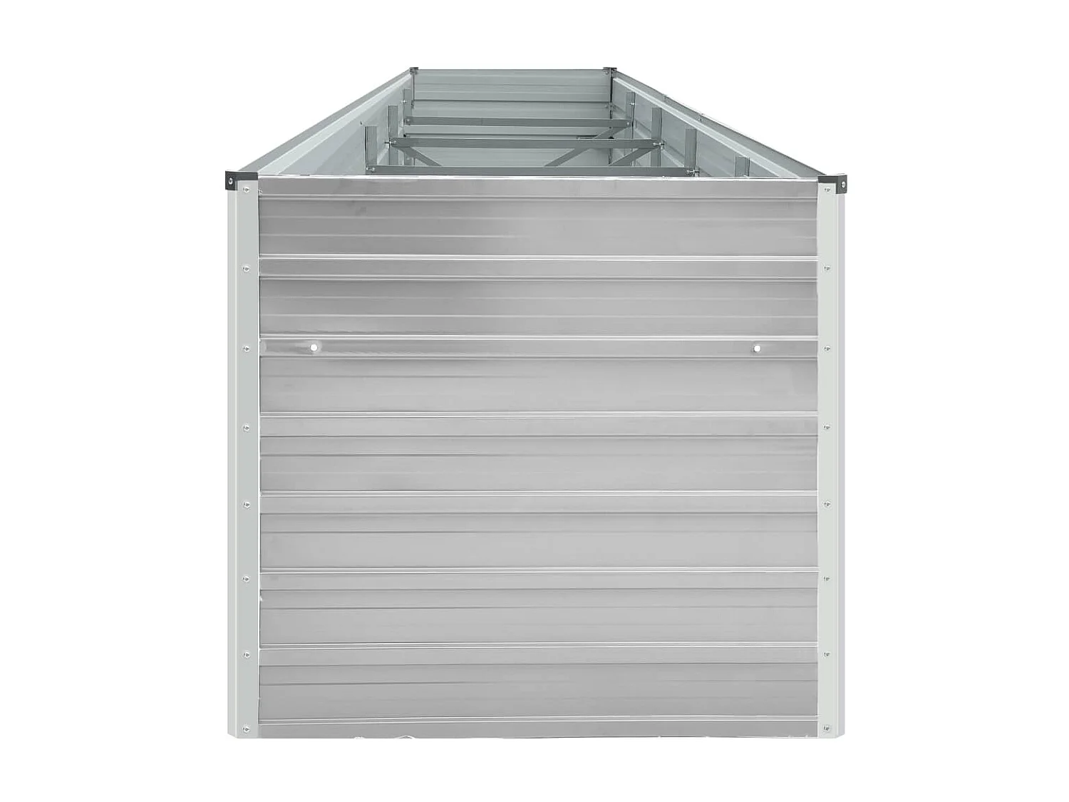 Jardinière Acier galvanisé 400x80x45 Gris