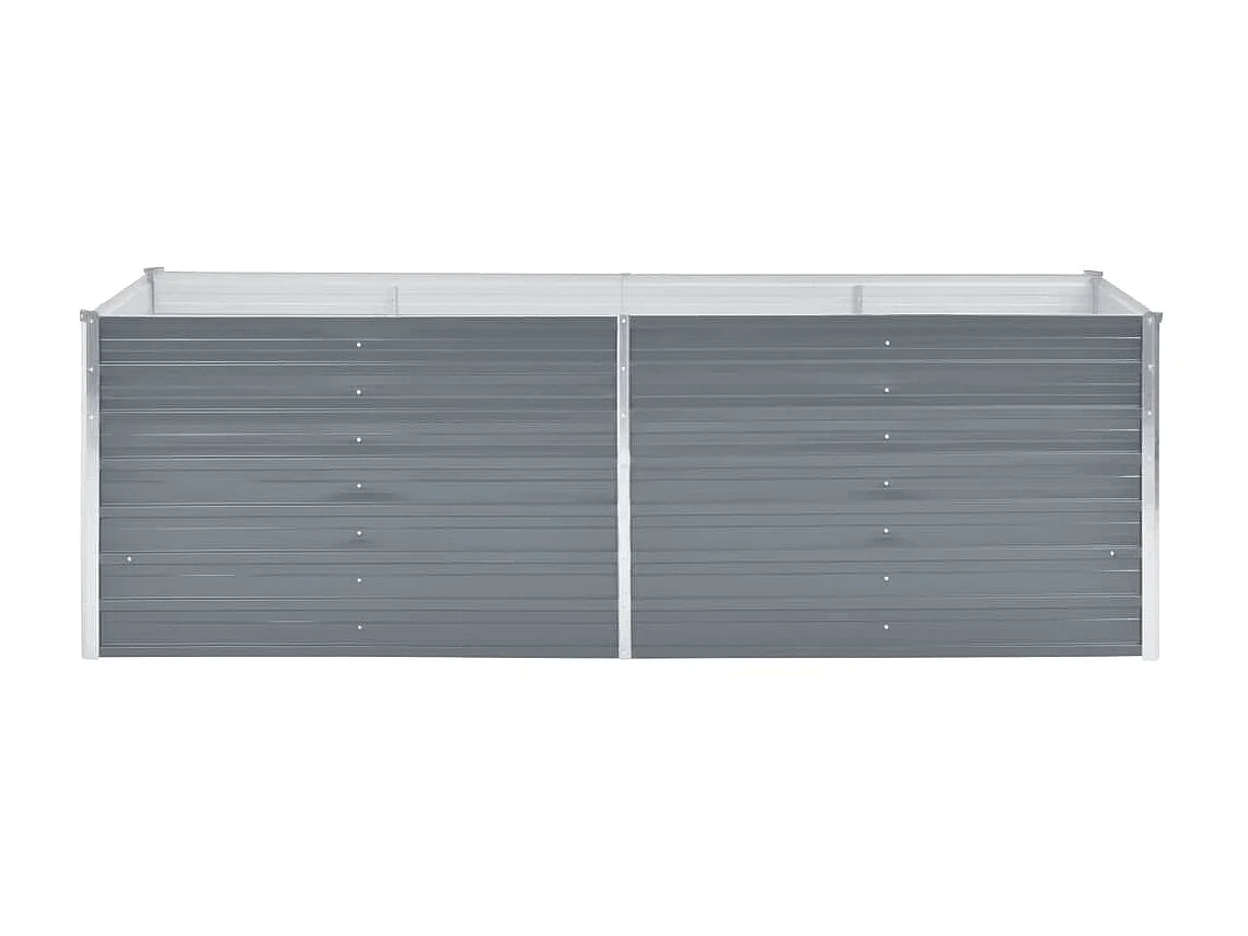 Jardinière Acier galvanisé 240x80x77 Gris