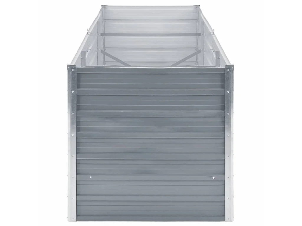 Jardinière Acier galvanisé 240x80x77 Gris