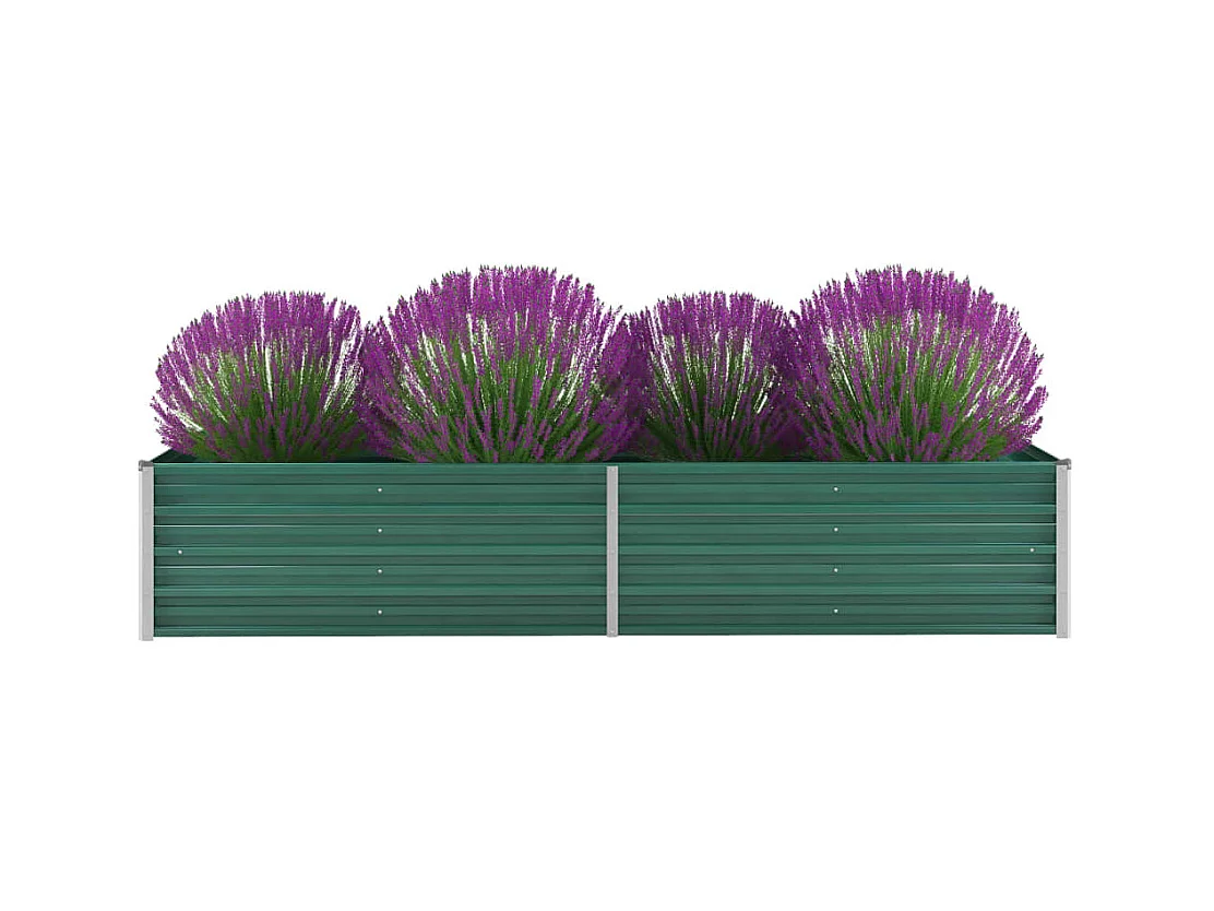 Jardinière Acier galvanisé 240x80x45 Vert