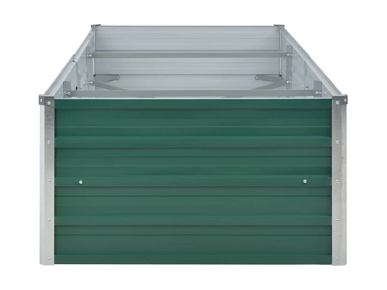 Jardinière Acier galvanisé 240x80x45 Vert