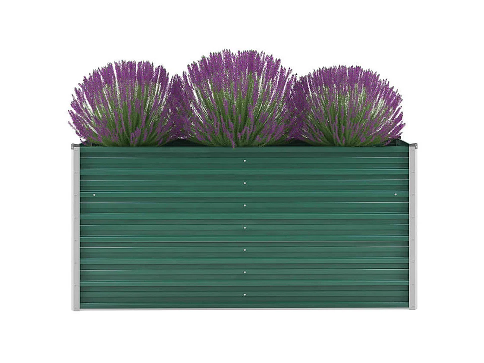 Jardinière Acier galvanisé 160x40x77 Vert
