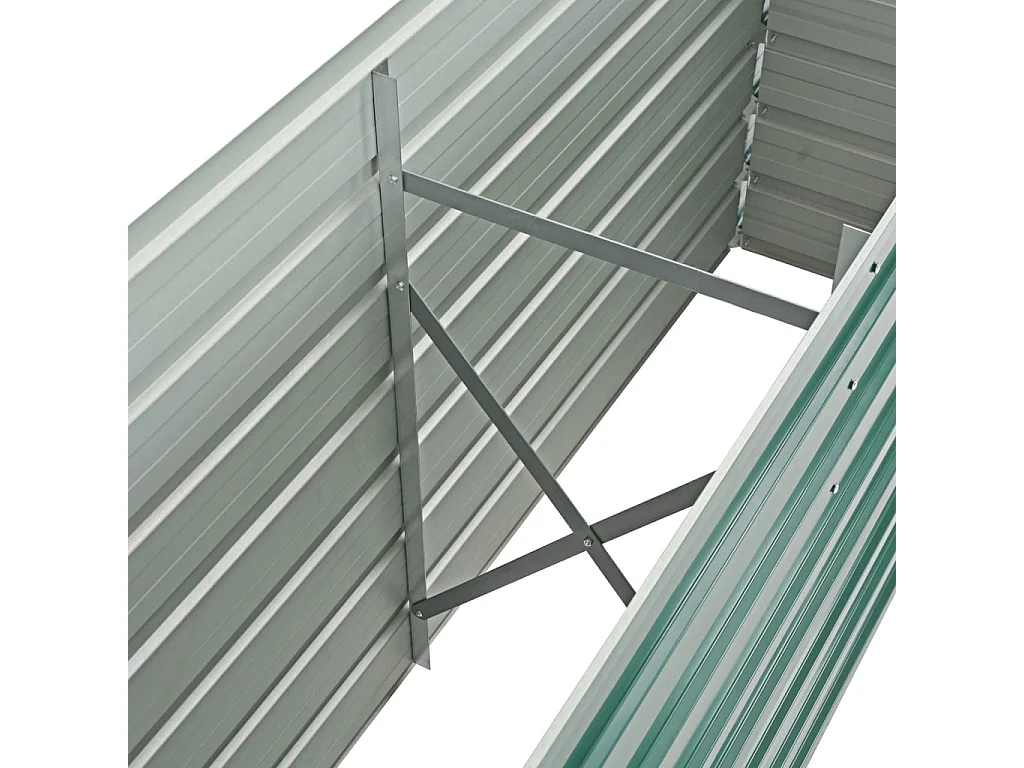 Jardinière Acier galvanisé 160x40x77 Vert