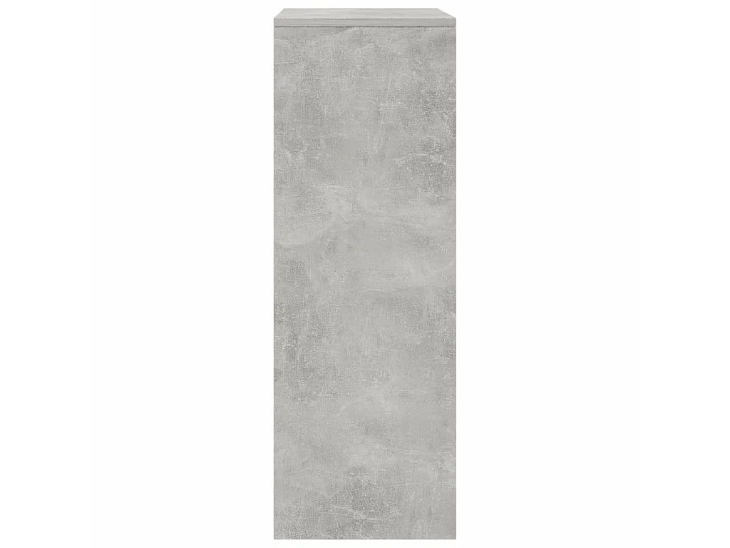 Chiffonnier 6 tiroirs Gris béton 50x34x96