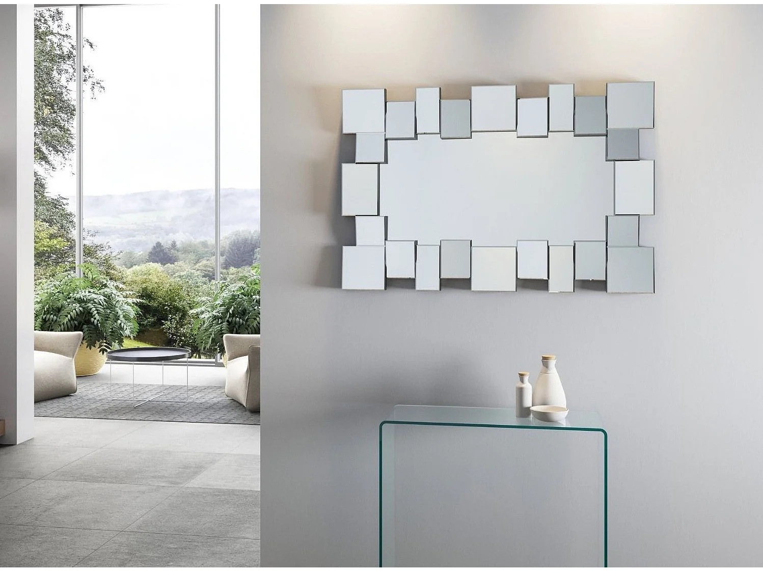 Miroir mural design original Karias 70x120