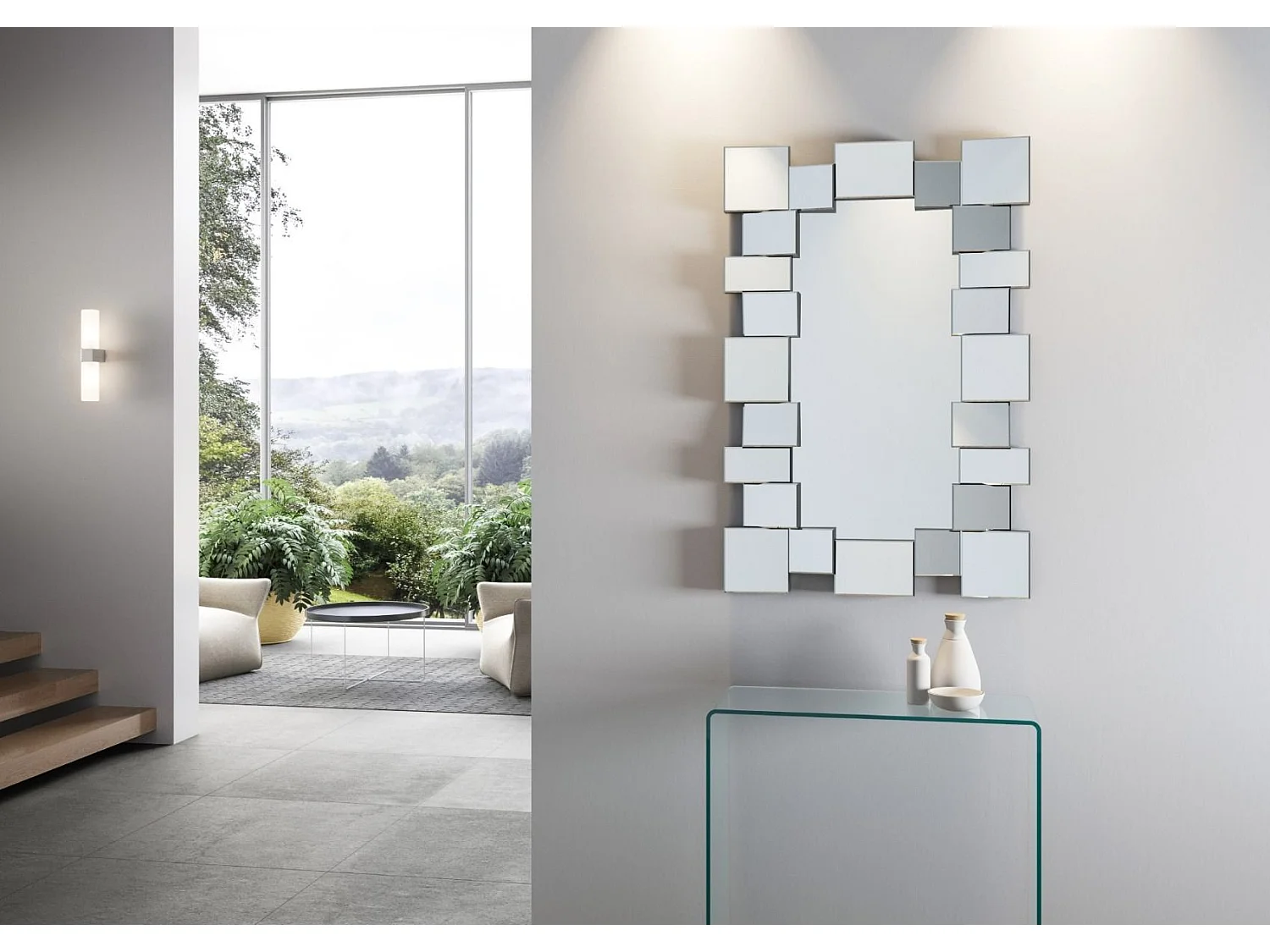 Miroir mural design original Karias 70x120
