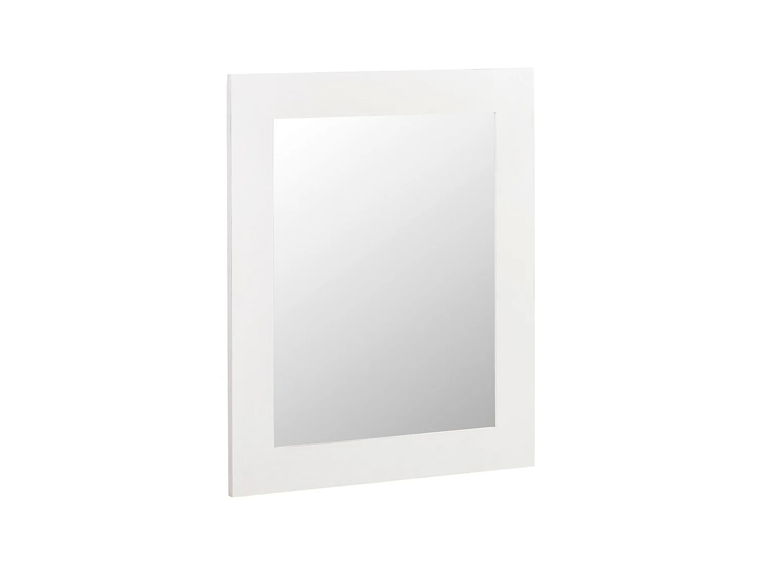 Miroir provençale bois massif de mindi blanc Kirest 90x110