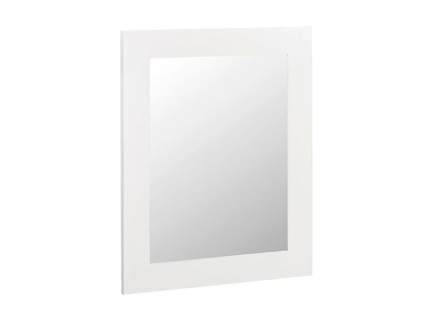 Miroir provençale bois massif de mindi blanc Kirest 90x110