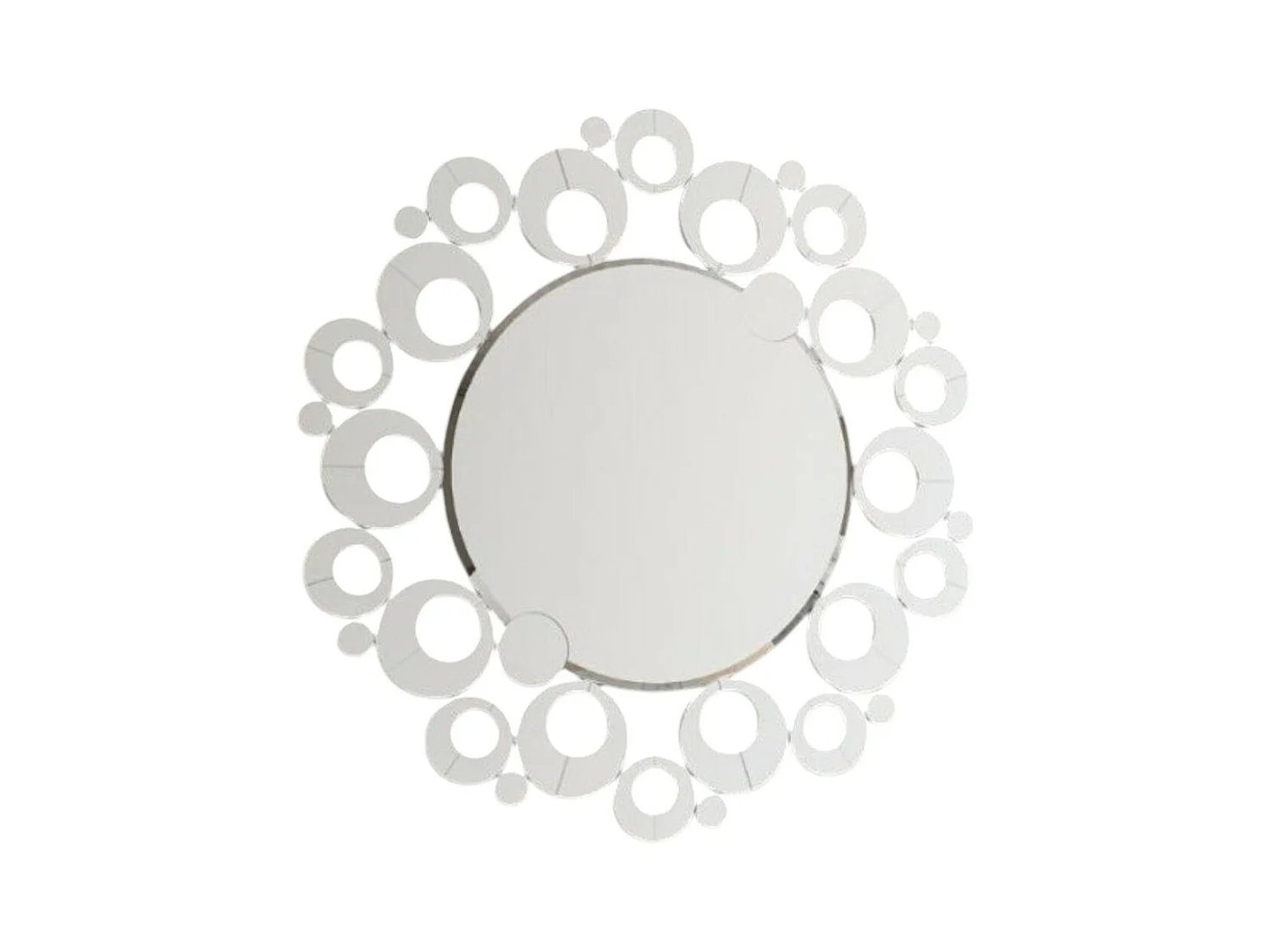 Miroir mural rond style baroque Barko 80cm