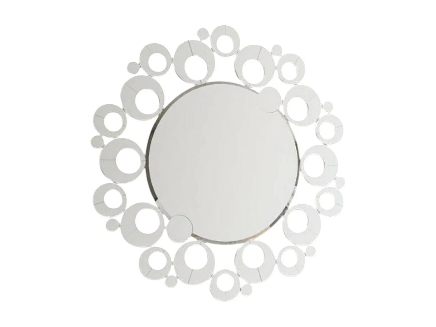 Miroir mural rond style baroque Barko 80cm