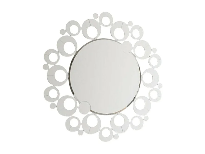 Miroir mural rond style baroque Barko 80cm
