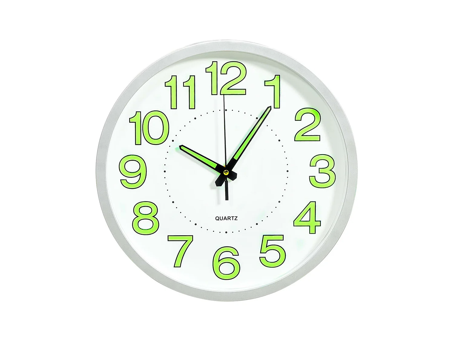 Horloge murale lumineuse Blanc 30cm