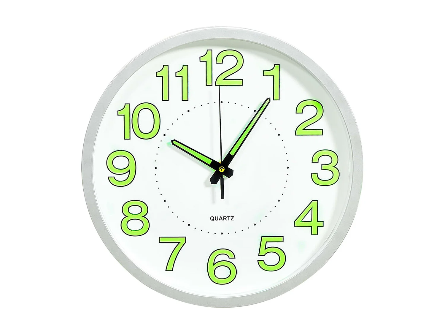 Horloge murale lumineuse Blanc 30cm