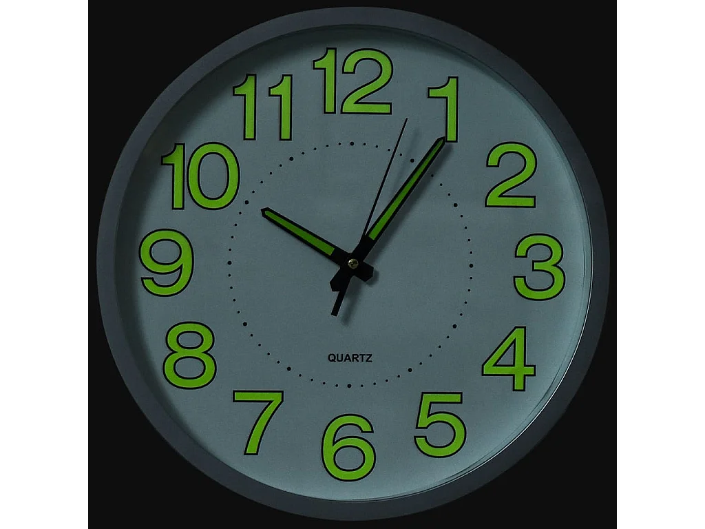 Horloge murale lumineuse Blanc 30cm