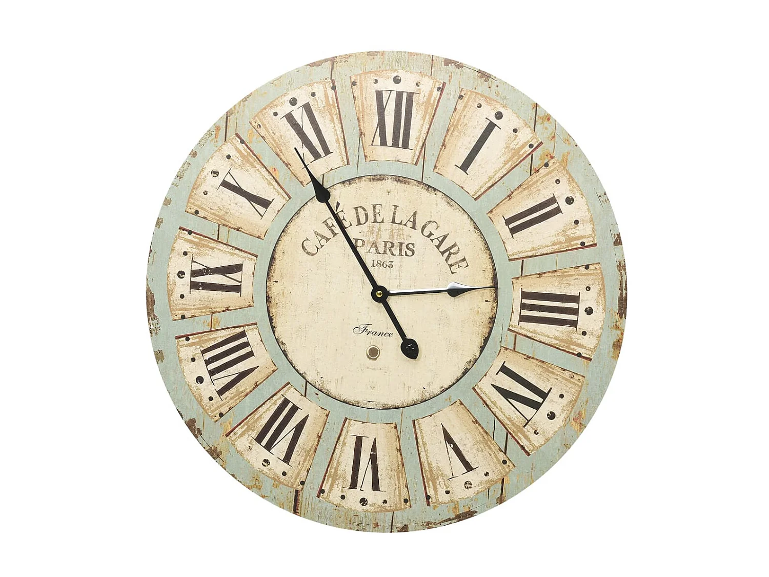 Horloge murale Multicolore 60cm MDF
