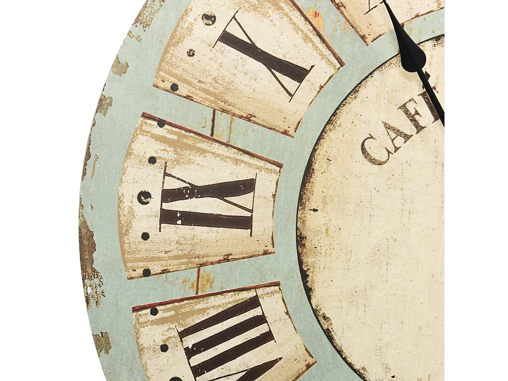 Horloge murale Multicolore 60cm MDF