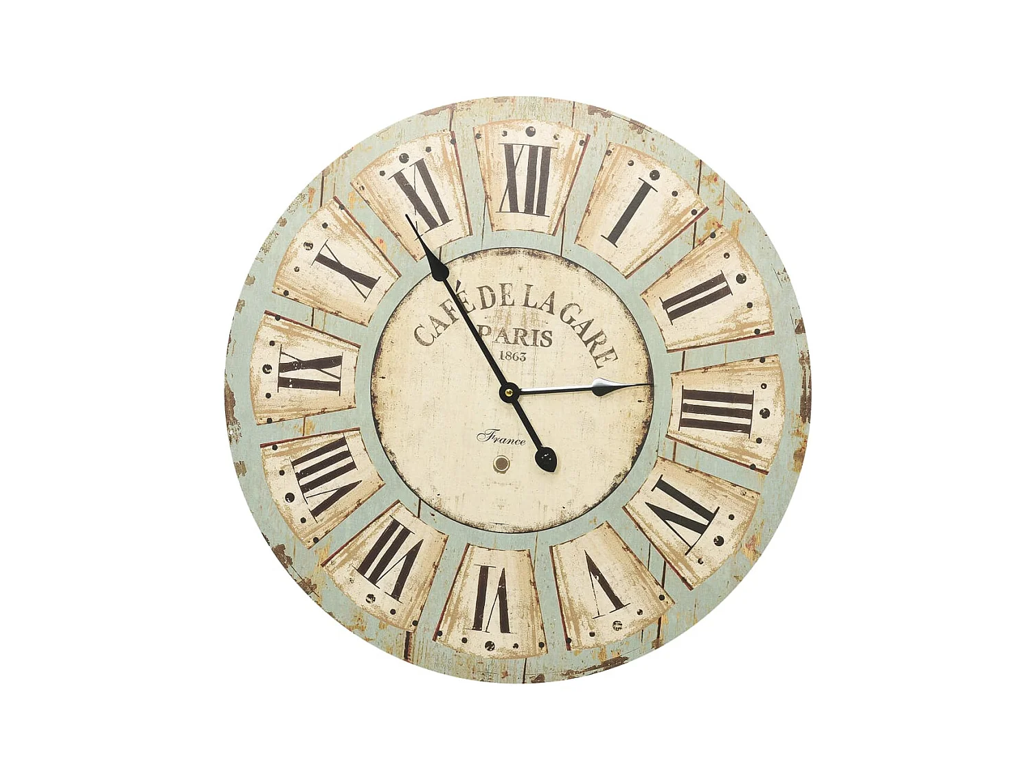 Horloge murale Multicolore 60cm MDF