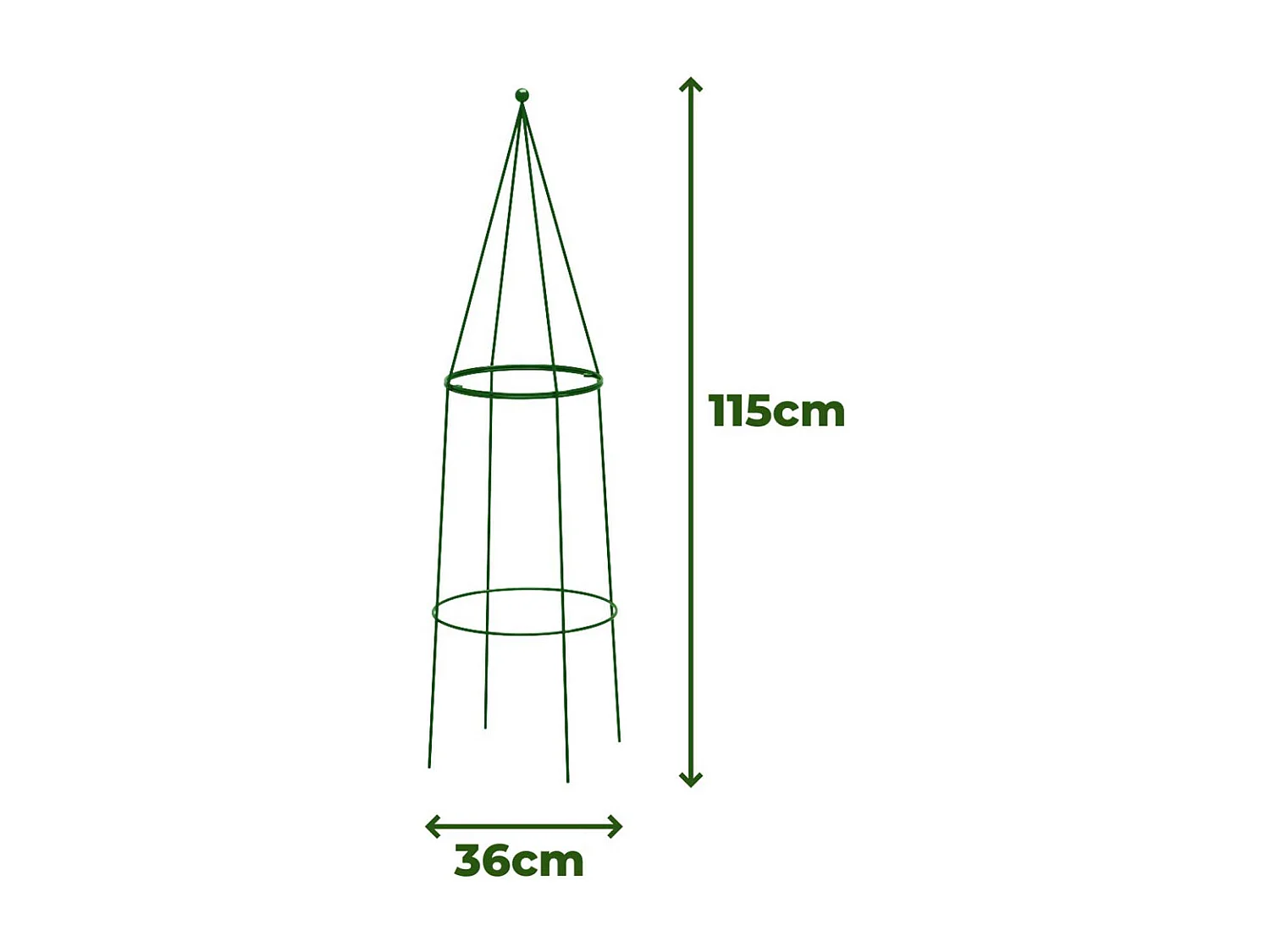 Treillis en acier Star (Lot de 2)
