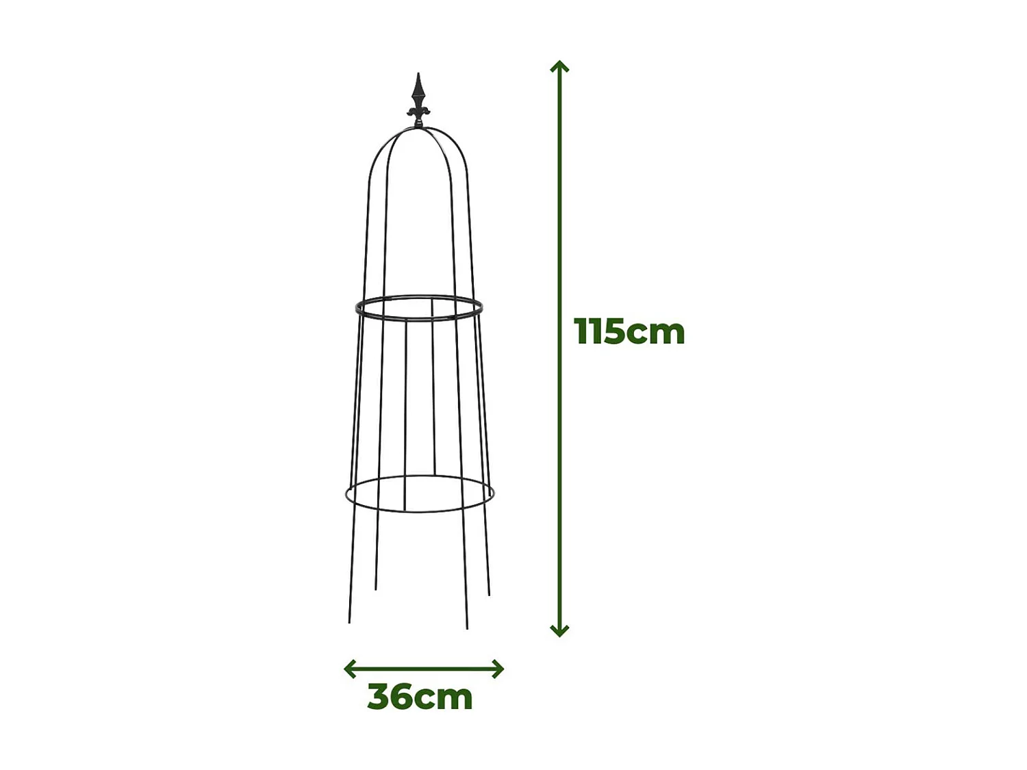 Treilli en acier 36 x 115 cm Pic