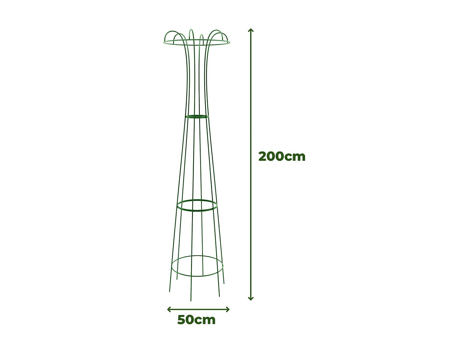 Treilli en acier 50 x 200 cm Obelisk