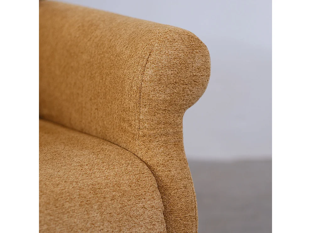 Poltrona relax elettrica con telecomando in tessuto beige