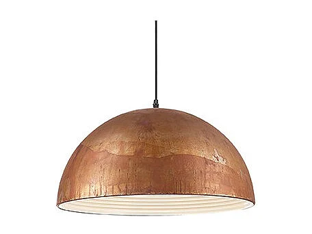 Geoxideerde koperen belophanging van metaal met golfbinnenwerk