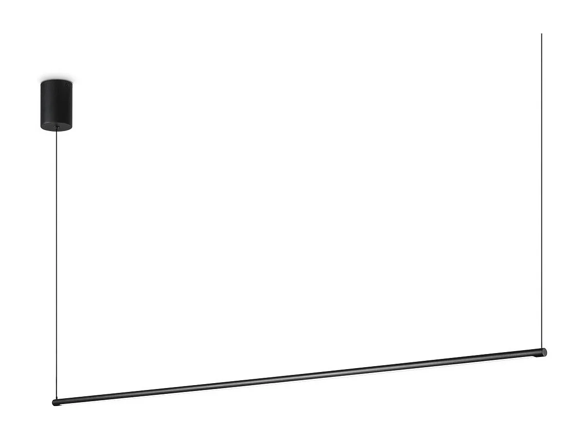 Ideal Lux ESSENCE Plafonnier Led Intégré Noir 126cm 3000K