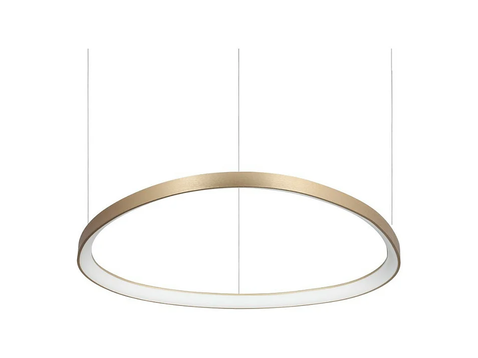 Lampada a sospensione decorativa a LED integrata in ottone, 3000K