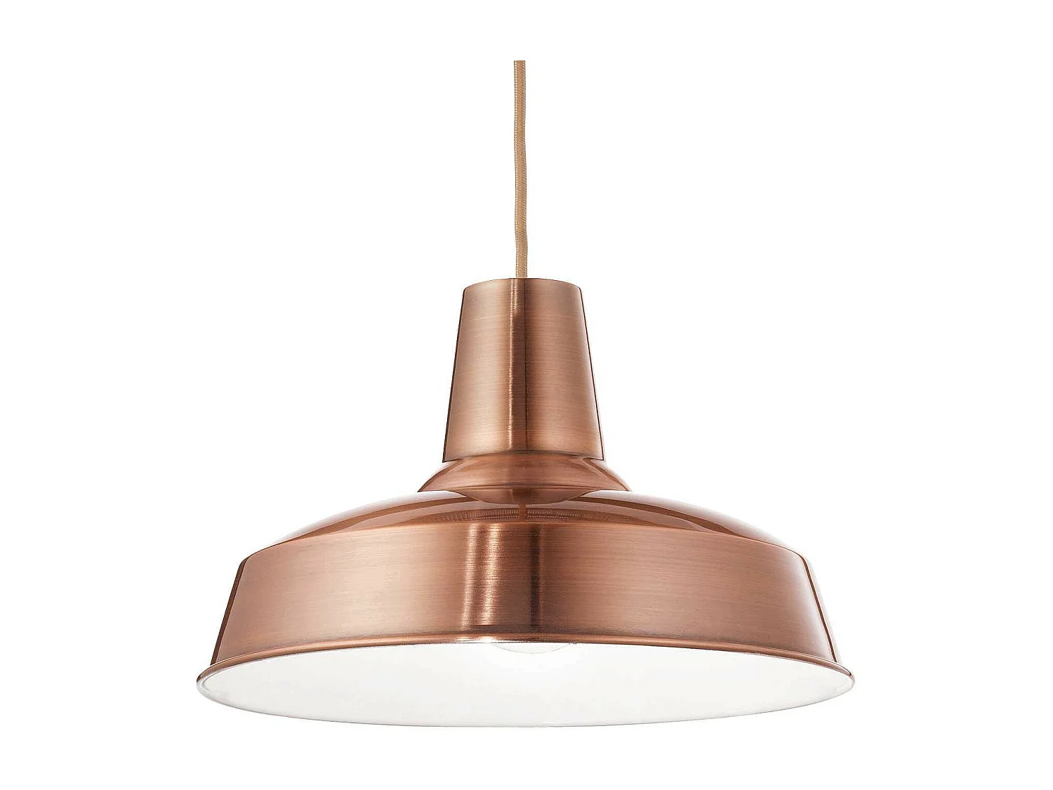 Ideal Lux Moby - 1 licht Dome Deckenanhänger Kupfer, E27