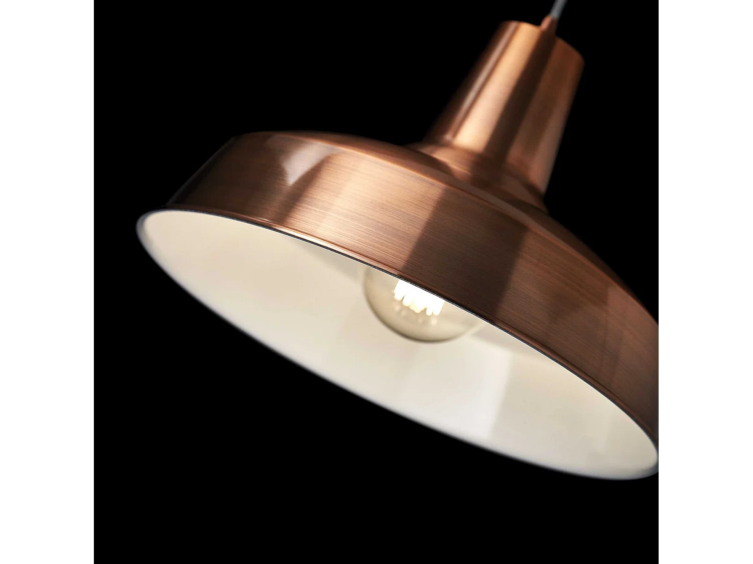 Ideal Lux Moby - 1 licht Dome Deckenanhänger Kupfer, E27