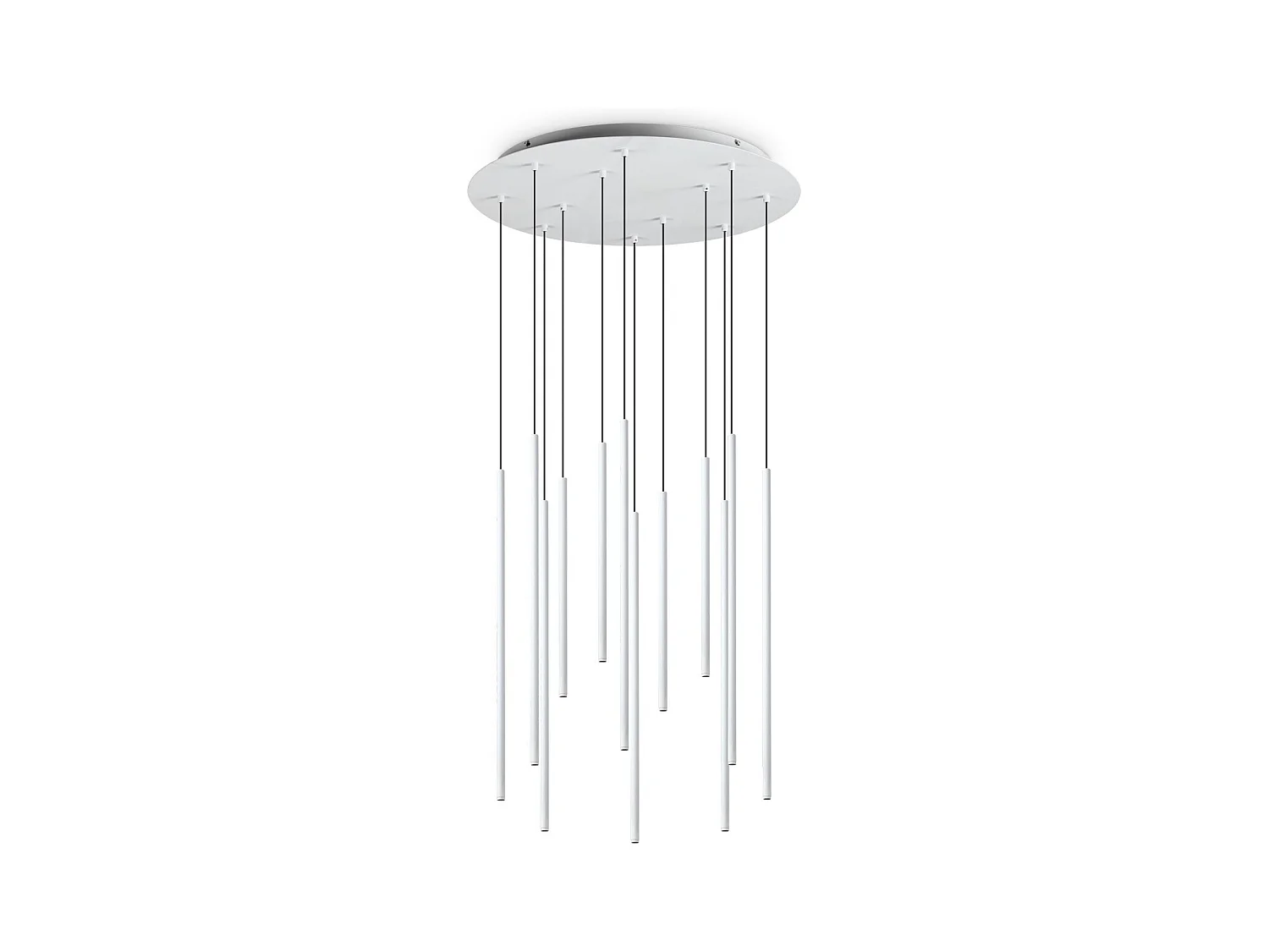 Ideal Lux FILO Plafonnier décoratif à 12 grappes de gouttes Blanc 3000K