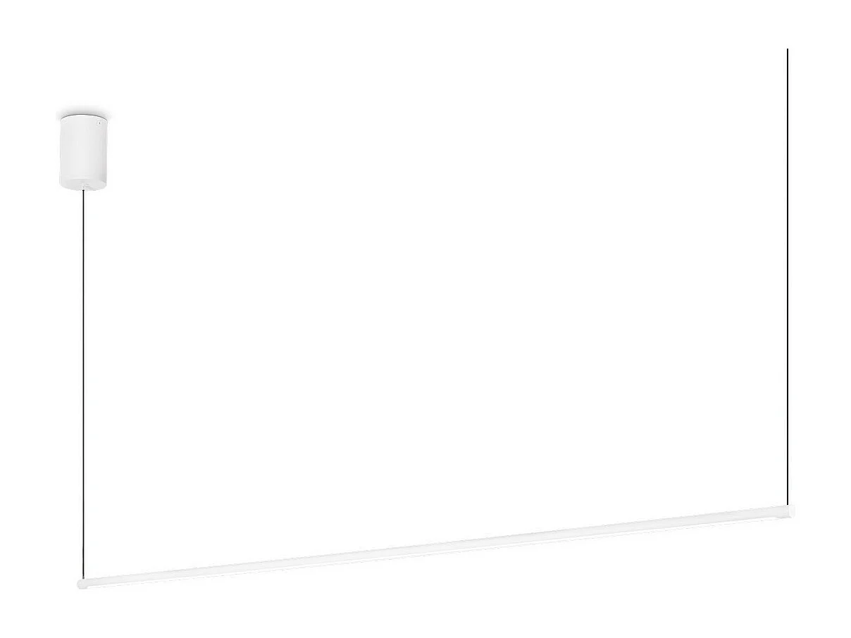 Ideal Lux ESSENCE Integrierte LED Pendelleuchte Weiß 126cm 3000K