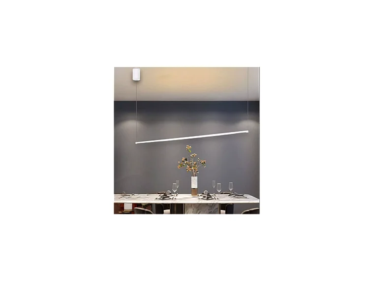 Ideal Lux ESSENCE Plafoniera a Sospensione Led Integrata Bianca 126cm 3000K