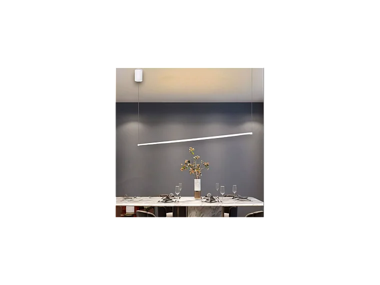 Ideal Lux ESSENCE Plafoniera a Sospensione Led Integrata Bianca 126cm 3000K
